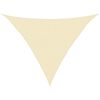 vidaXL Sunshade Sail 160 g/m&sup2; Cream 2,5x2,5x3,5 m HDPE