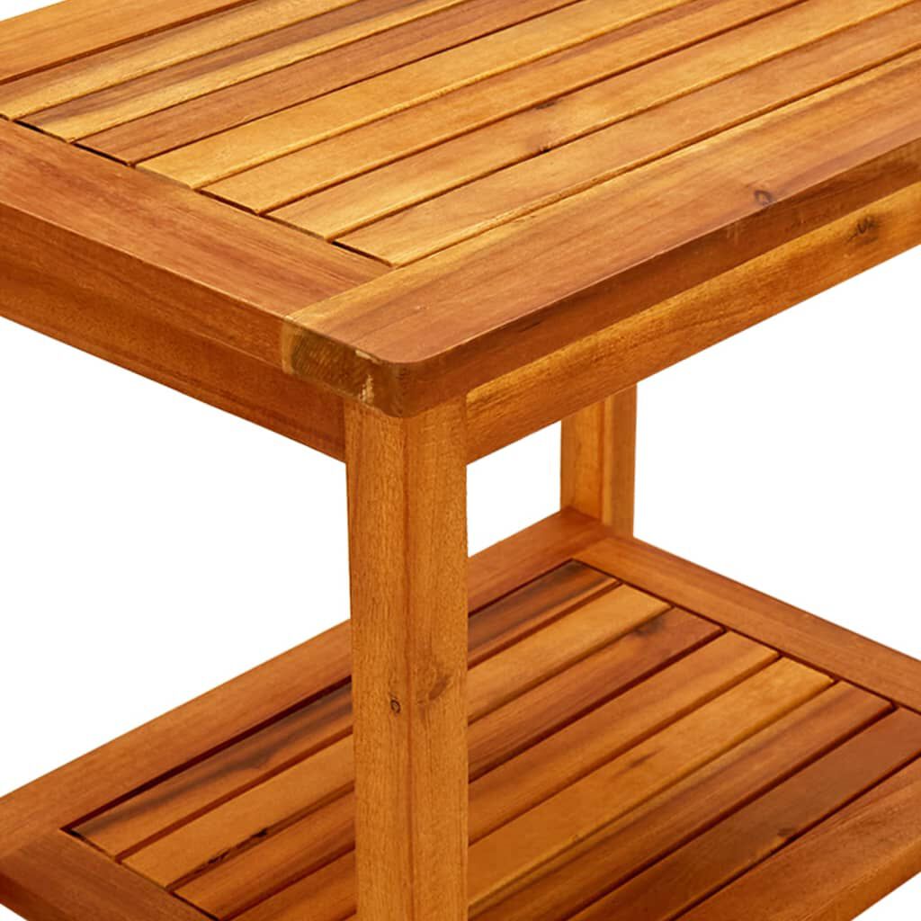 vidaXL Coffee Table 50x35x45 cm Solid Acacia Wood