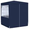 vidaXL Professional Party Tent with Side Walls 2x2 m Blue 90 g/m²