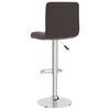 vidaXL Bar Stool Brown Faux Leather
