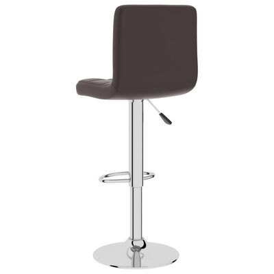 vidaXL Bar Stool Brown Faux Leather, brown vidaXL Bar Stool Brown Faux Leather
