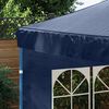 vidaXL Partytent Sidewall 2 pcs with Window PE Blue