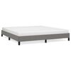 vidaXL Bed Frame without Mattress Dark Grey 180x200 cm Fabric