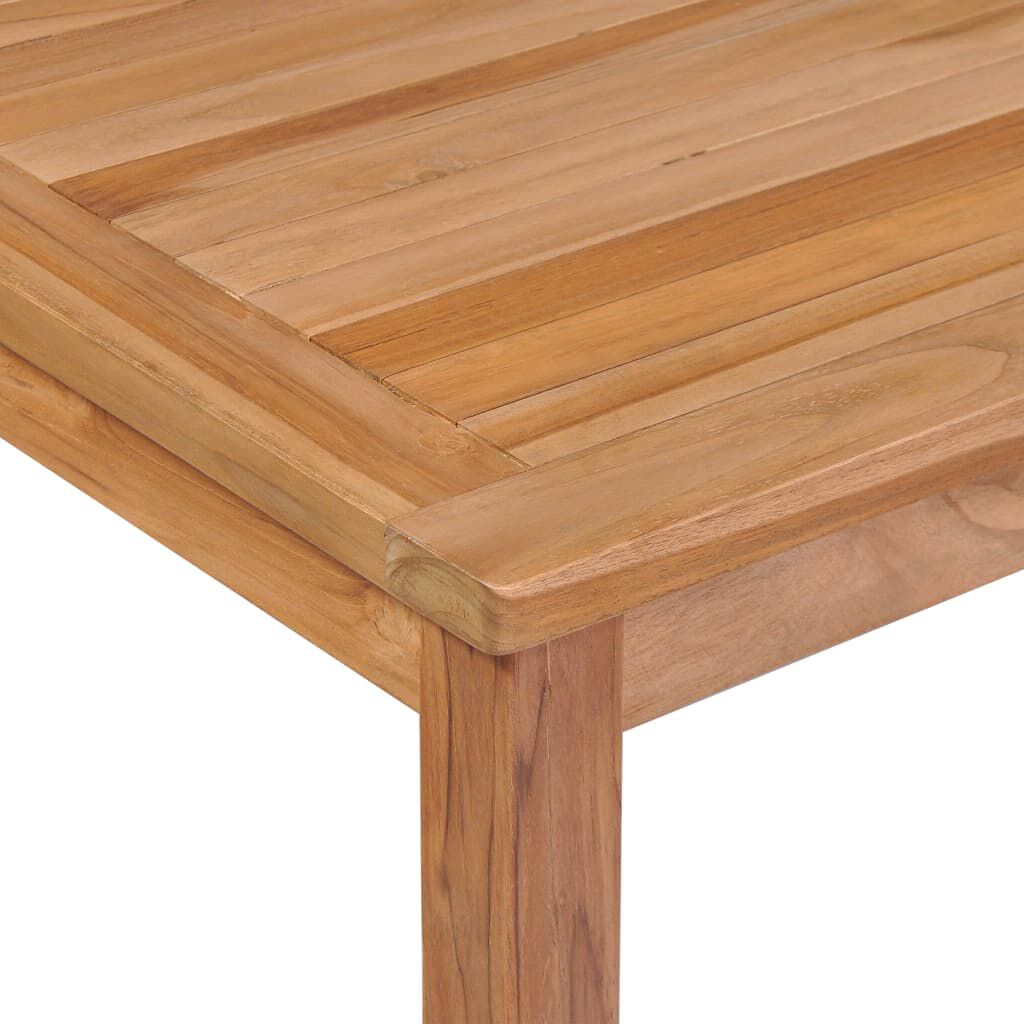 vidaXL 7 Piece Garden Dining Set Solid Teak Wood