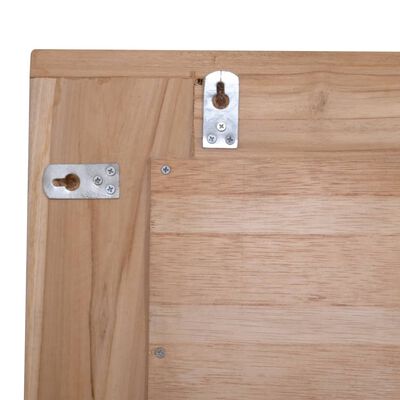 vidaXL Decorative Mirror Teak 90x60 cm Rectangular,  vidaXL Decorative Mirror Teak 90x60 cm Rectangular