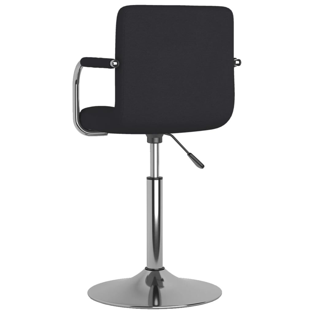 vidaXL Dining Chair Black Fabric