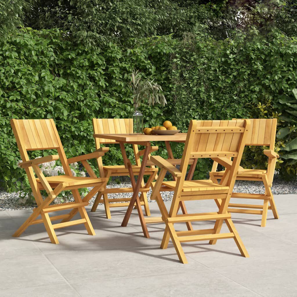 vidaXL Folding Garden Chairs 4 pcs 55x61x90 cm Solid Wood Teak,  vidaXL Folding Garden Chairs 4 pcs 55x61x90 cm Solid Wood Teak