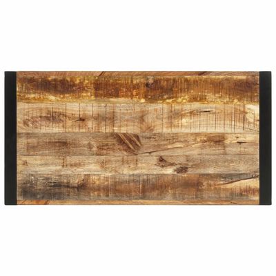 vidaXL Bar Table 110x55x110 cm Solid Rough Wood Mango