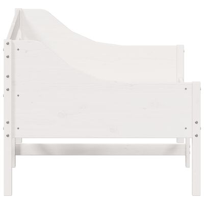 vidaXL Day Bed without Mattress White 90x200 cm Solid Wood Pine, white vidaXL Day Bed without Mattress White 90x200 cm Solid Wood Pine