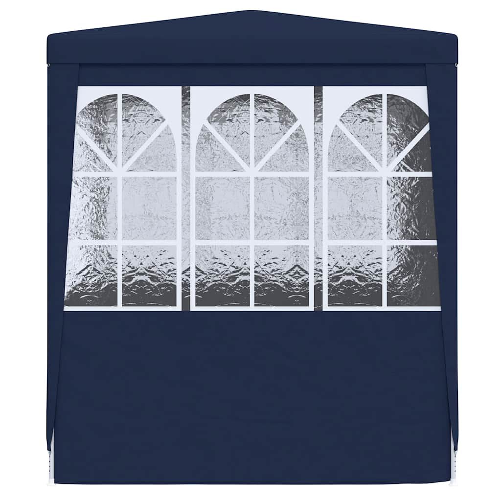 vidaXL Professional Party Tent with Side Walls 2x2 m Blue 90 g/m²