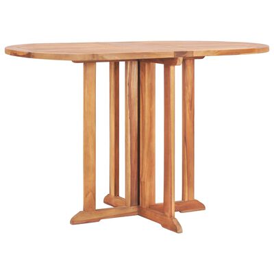 vidaXL Folding Butterfly Garden Table 120x70x75 cm Solid Teak Wood