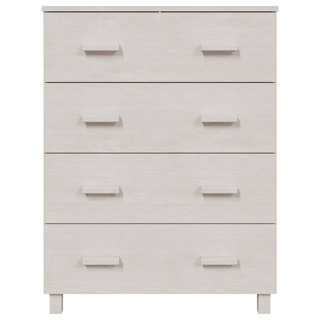 vidaXL Sideboard HAMAR White 79x40x103.5 cm Solid Wood Pine