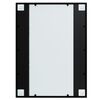 vidaXL Wall Mirror Black 80x60 cm Metal