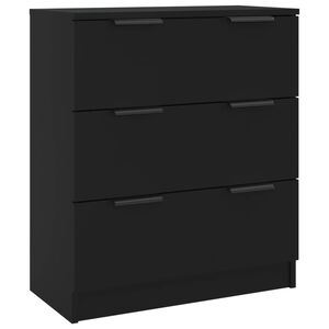 vidaXL Sideboard | Black | Engineered wood | Medium | Sideboard | Rectangular