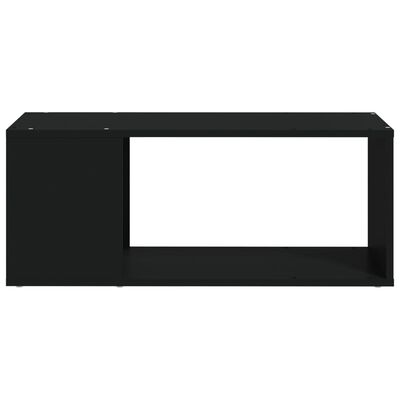 vidaXL TV Cabinet Black 80x24x32 cm Engineered Wood, black vidaXL TV Cabinet Black 80x24x32 cm Engineered Wood