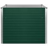 vidaXL Raised Garden Bed 100x100x77 cm Galvanised Steel Green