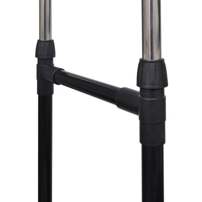 vidaXL Adjustable Clothes Racks 2 pcs 2 Hanging Rails,  vidaXL Adjustable Clothes Racks 2 pcs 2 Hanging Rails