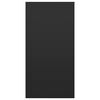 vidaXL 4 Piece TV Cabinet Set Black Engineered Wood