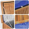 vidaXL Garden Box 150x50x55 cm Solid Wood Teak