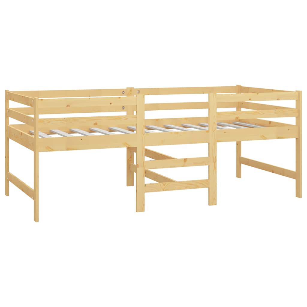 vidaXL Bed Frame without Mattress 90x200 cm Solid Wood Pine