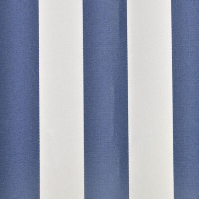 vidaXL Awning Top Sunshade Canvas Blue & White 350x250 cm, blue and white vidaXL Awning Top Sunshade Canvas Blue & White 350x250 cm