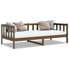 vidaXL Day Bed without Mattress Honey Brown Solid Wood Pine 90x200cm