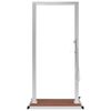 vidaXL Outdoor Shower with Tray WPC Stainless Steel