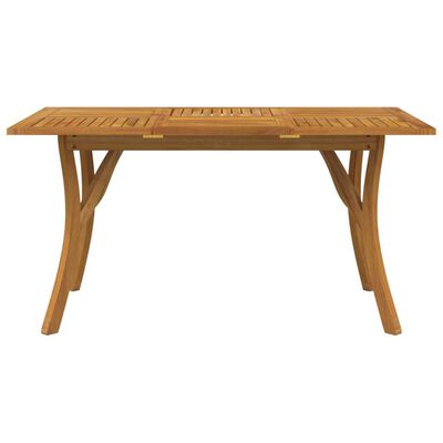 vidaXL Garden Table 150x90x75 cm Solid Wood Acacia,  vidaXL Garden Table 150x90x75 cm Solid Wood Acacia
