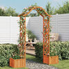 vidaXL Garden Pergola with Planter Solid Firwood