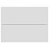 vidaXL Bedside Cabinets 2 pcs White 40x30x30 cm Engineered Wood