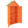 vidaXL Garden Tool Shed Brown 89x52.5x175 cm Solid Wood Pine