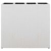 vidaXL Garden Raised Bed with 4 Pots 2 pcs Poly Rattan White(2x45427)