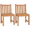 vidaXL 3 Piece Garden Dining Set Solid Wood Teak