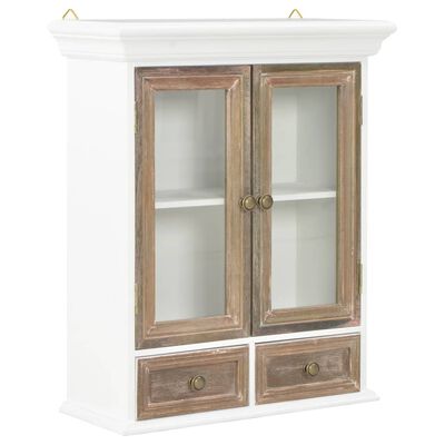 vidaXL Wall Cabinet White 49x22x59 cm Engineered Wood,  vidaXL Wall Cabinet White 49x22x59 cm Engineered Wood