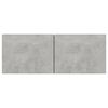 vidaXL TV Cabinets 3 pcs Concrete Grey Engineered Wood