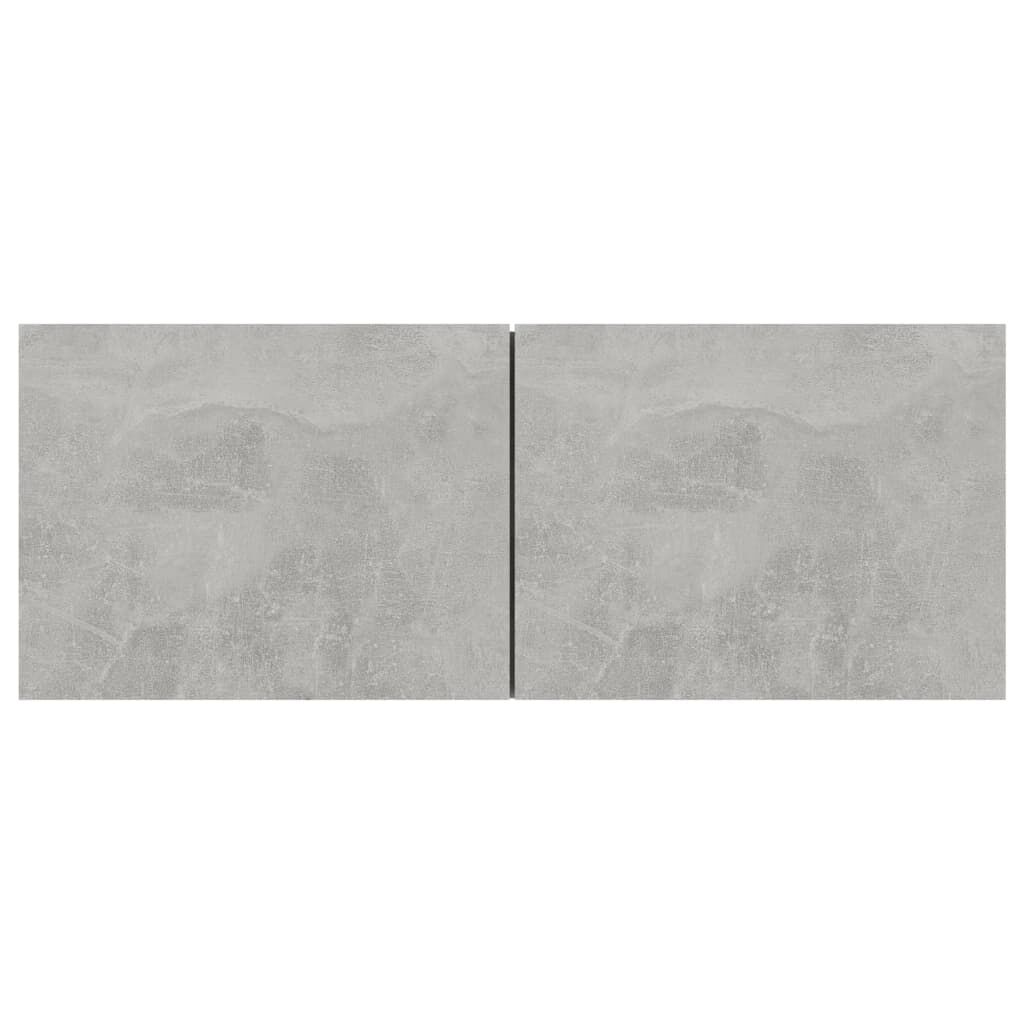 vidaXL TV Cabinets 3 pcs Concrete Grey Engineered Wood