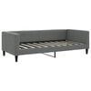 vidaXL Day Bed without Mattress Dark Grey 90x190 cm Fabric