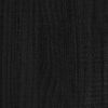 vidaXL Bed Frame without Mattress Black Solid Wood 200x200 cm