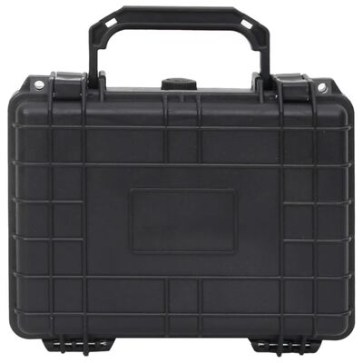 vidaXL Portable Flight Case Black 24x19x11 cm PP,  vidaXL Portable Flight Case Black 24x19x11 cm PP