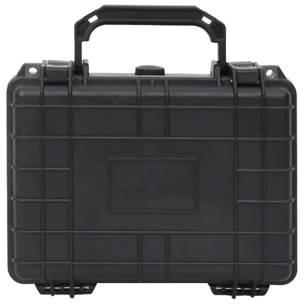 vidaXL Portable Flight Case Black 24x19x11 cm PP