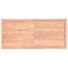 vidaXL Table Top Light Brown 140x60x(2-4)cm Treated Solid Wood Live Edge