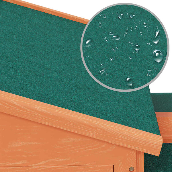 vidaXL Outdoor Large Rabbit Hutch Small Animal House Pet Cage Wood