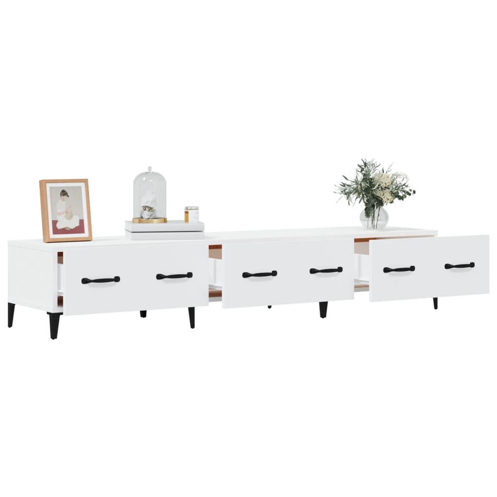 vidaXL TV Cabinet White 150x34,5x30 cm Engineered Wood