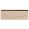 vidaXL Wall Cabinet 100x30x35 cm Solid Wood Pine