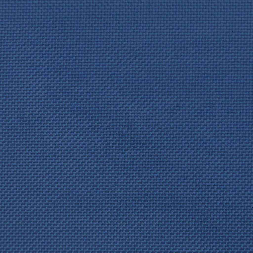 vidaXL Folding Sun Lounger with Canopy Steel and Fabric Blue