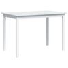 vidaXL 5 Piece Dining Set White