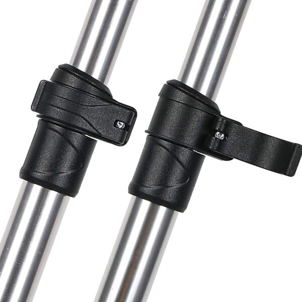 vidaXL Bimini Top Support Poles 2 pcs Aluminium