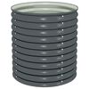 vidaXL Garden Raised Bed 80x80x81 cm Galvanised Steel Grey