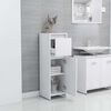 vidaXL Bathroom Cabinet White 30x30x95 cm Engineered Wood