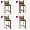 vidaXL Bar Stools 2 pcs Solid Reclaimed Wood
